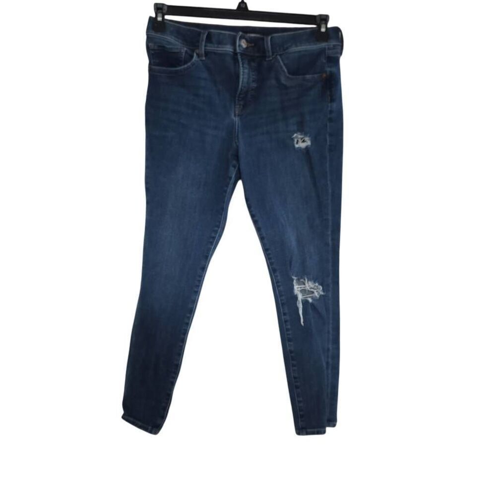 Express Women's Size 8 Short Skinny Mid Rise 4 Way Hyper Stretch Skinny Jeans